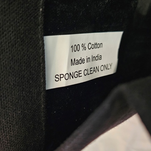 ZUHAIR MURAD designer canvas tote bag-Black - Picture 9 of 9